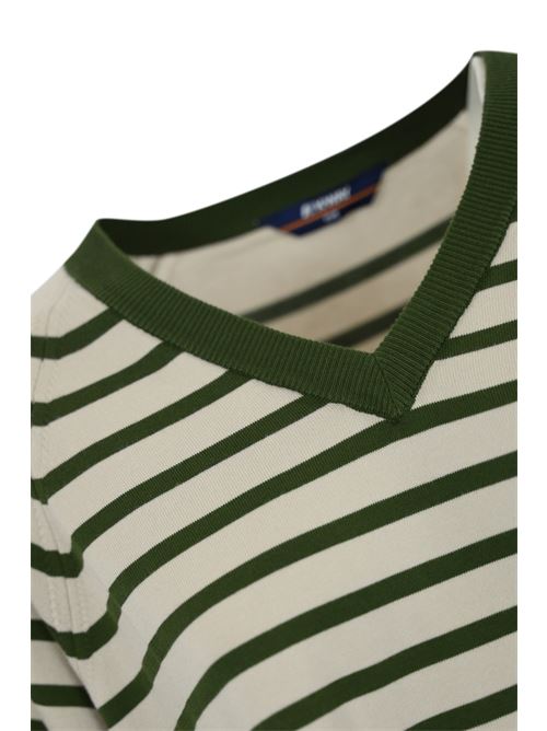 Maglia Marol Striped Beige/Green K-WAY | K 2135MWB0E